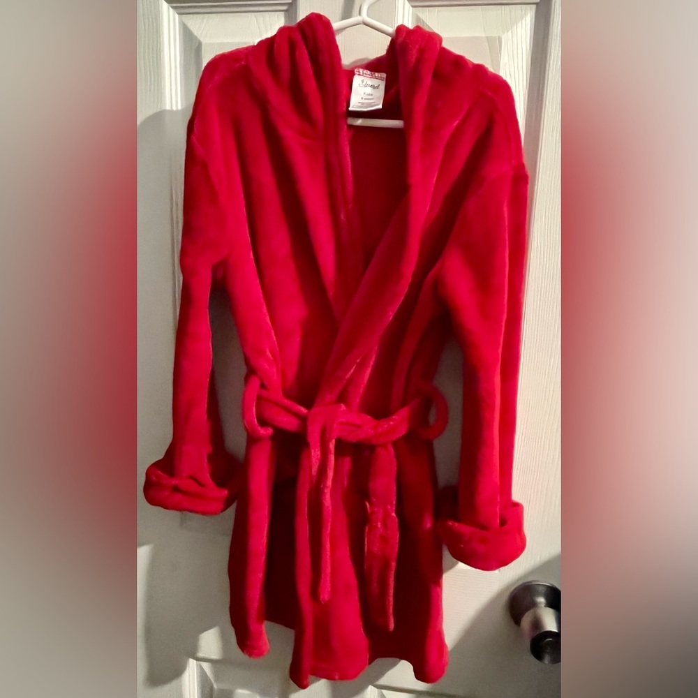 Boys hooded bathrobe
